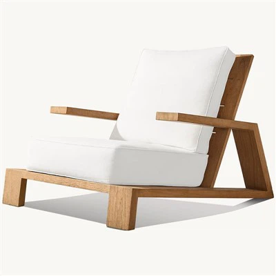 كراسي صالة الفناء المصنوعة من خشب الساج