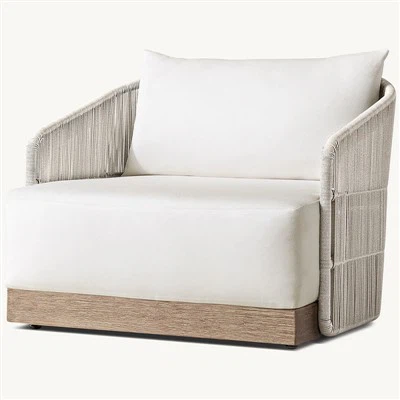 كراسي فناء من الخشب الأبيض